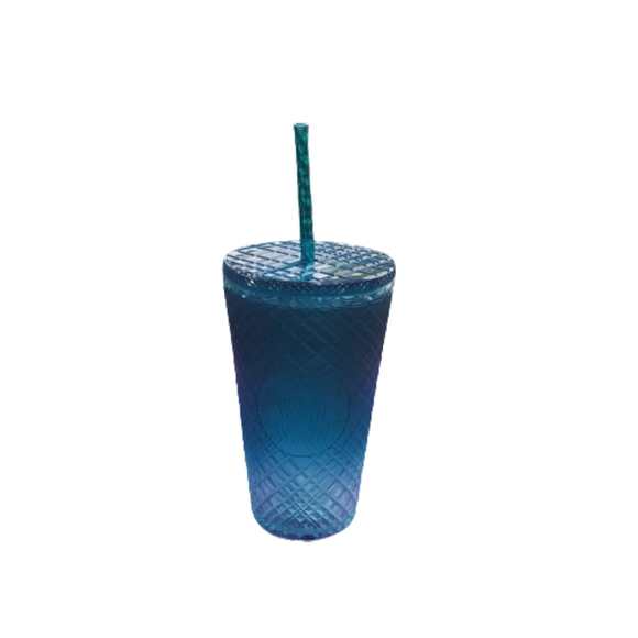 Starbucks 2023 Green Gradient Ombre Jeweled Grande (16oz) Tumbler, NWT - Picture 4 of 5